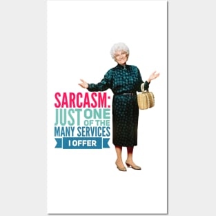 Golden Girls Sarcasm Posters and Art